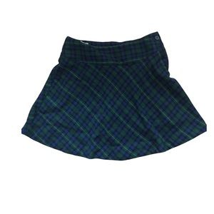 Dark Academia Lands End Plaid Skort‎ Girls 10